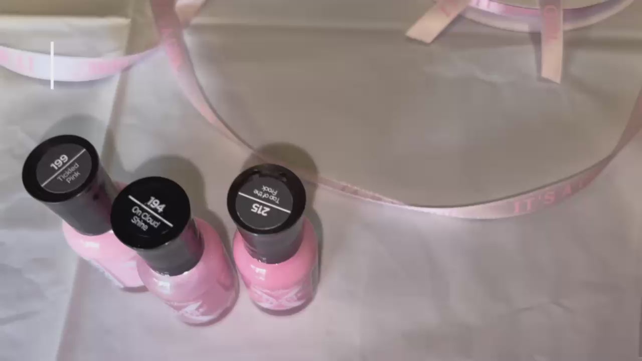 Baby Shower Decoration Cotton Baby Bib Pink (12 pieces)