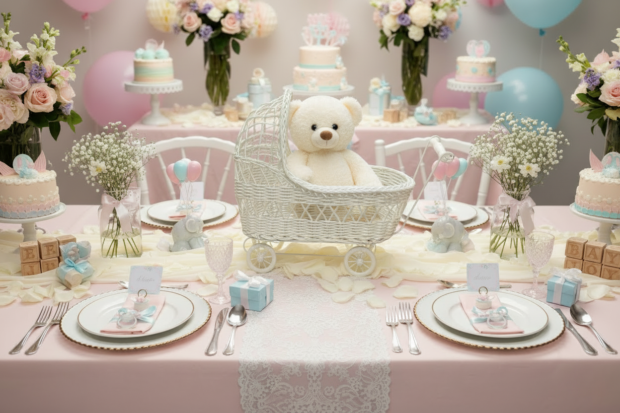 11'' Wicker Baby Carriage