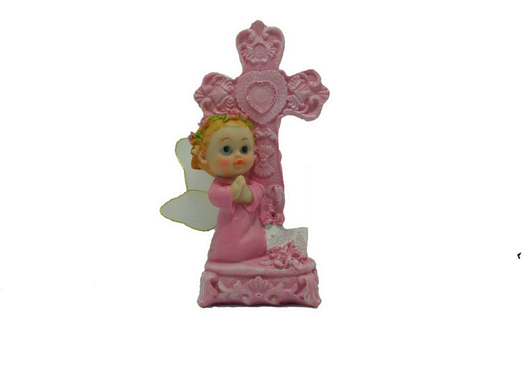 6.5 Inch Praying Angel Figurine Baptism & Communion Party Favors Decoration Girl (12 Pieces)