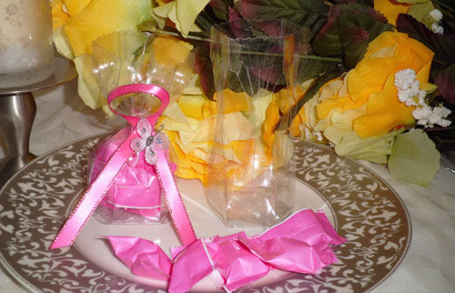 Hexagon Favor Boxes Clear PVC- 12pcs