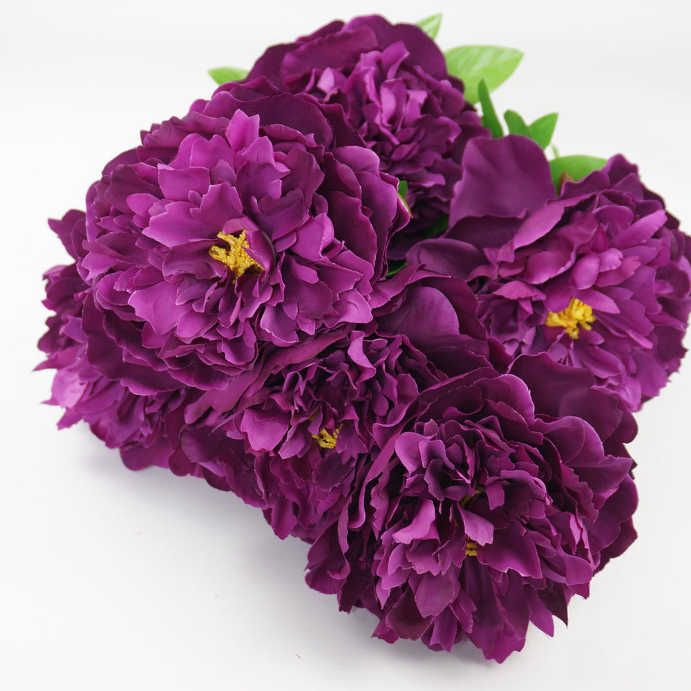 
                  
                    25 Inch Artificial Peony Silk Flower Bush 9 Heads Violet3
                  
                