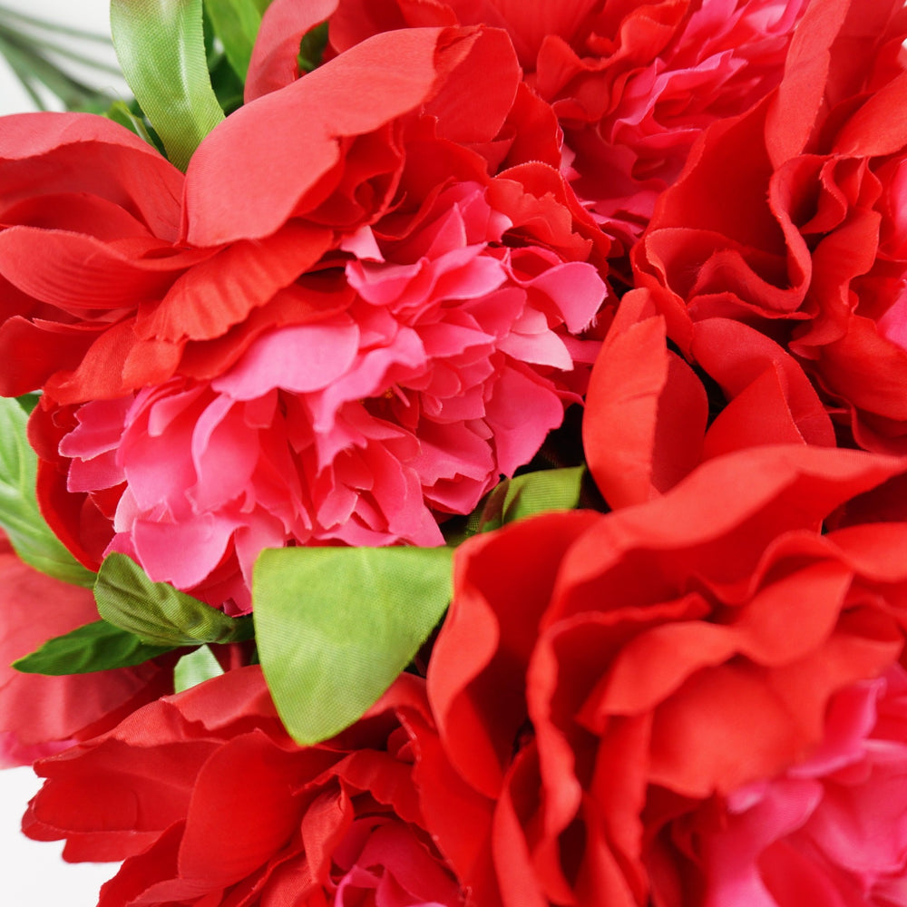 
                  
                    25 Inch Artificial Peony Silk Flower Bush 9 Heads Red With Beauty3
                  
                