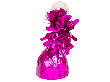 Metalic Fuchsia Foil Balloon Weights (1 Piece)