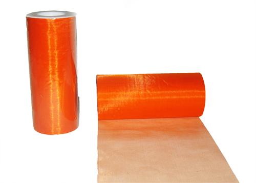 6 x 25 YardsWide Organza Ribbon Orange 